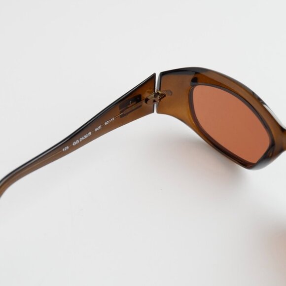 Authentic Preowned Gucci Brown Acetate Square Frame Sunglasses - Picture 3 of 8